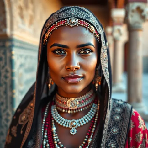 dark skin arab