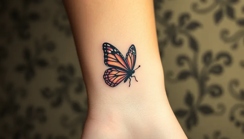 tattoo wrist butterfly