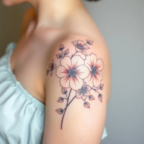 flower tattoos for females