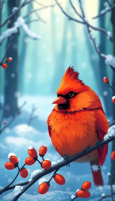 cartoon cardinal