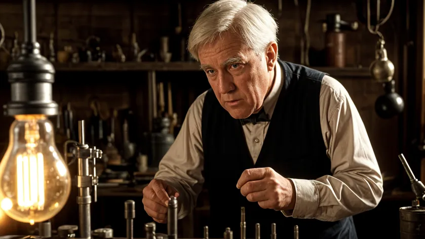 Thomas Edison in his