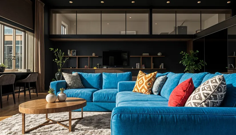 blue couch