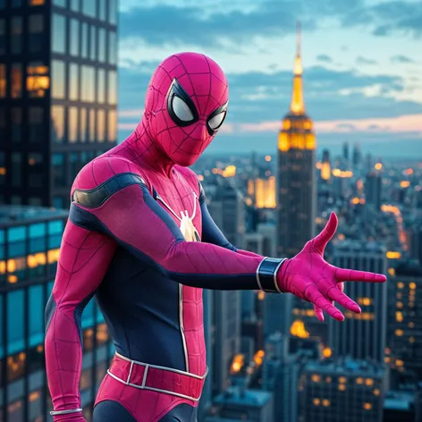 pink spiderman