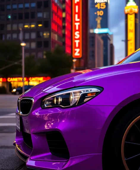 purple car paint