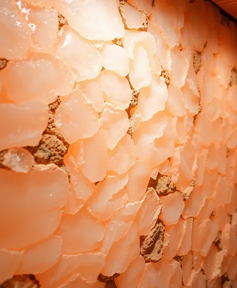 white himalayan salt wall