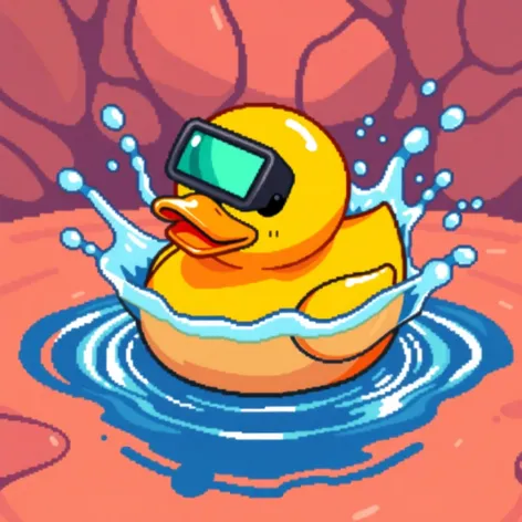 gaming rubber duck art