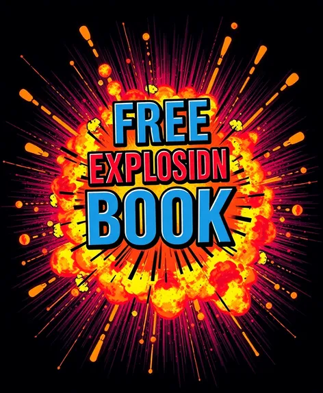 free explosion book template