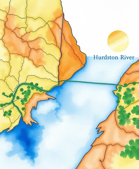 hudson river map