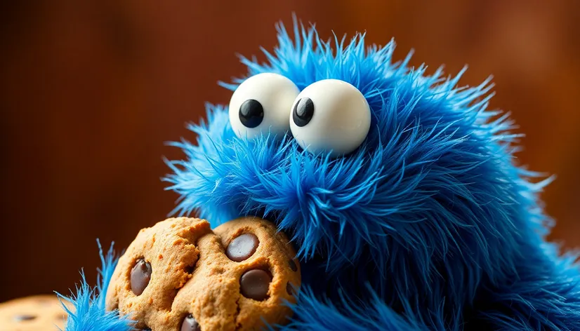 cookie monster munching