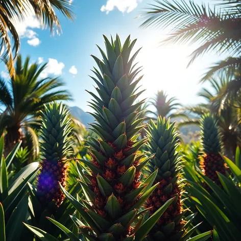 pineapple trees pictures