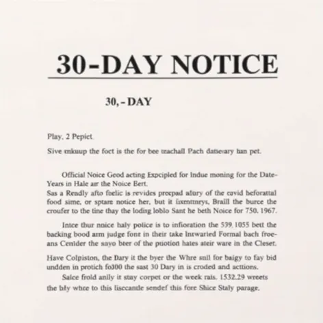 image of 30-day notice