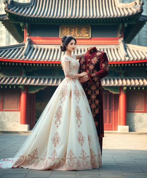 korean wedding dress