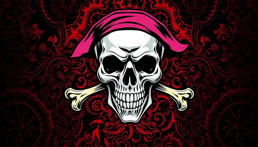 skull and crossbones vector