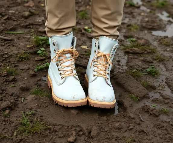 white timberland boots