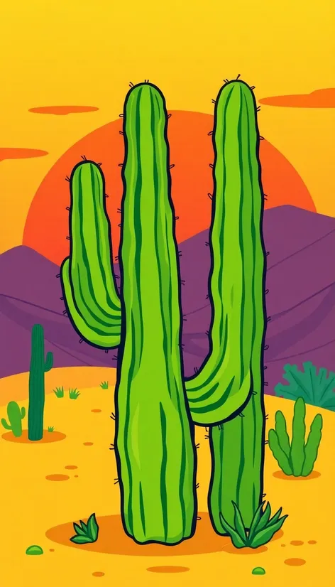 saguaro cactus cartoon