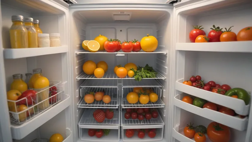 open fridge