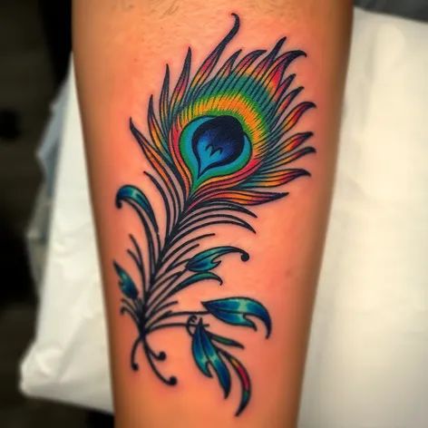 peacock feather tattoo