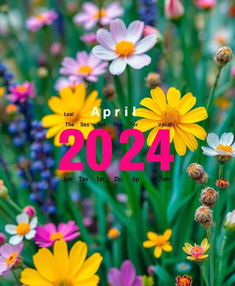 calendar 2024 april