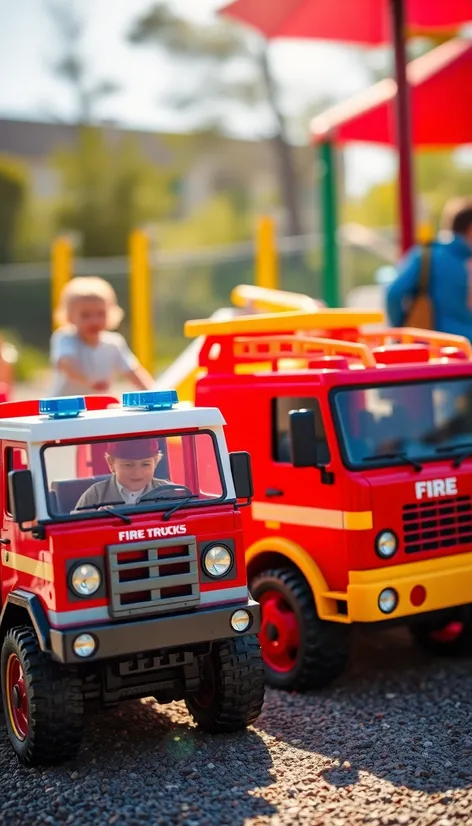 toy fire trucks