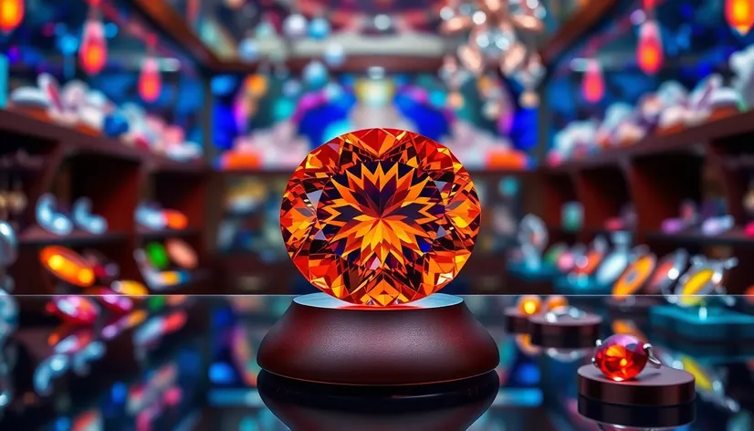 orange sapphire