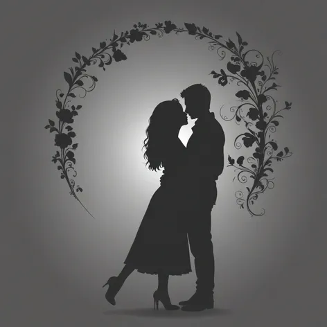 couple silhouette