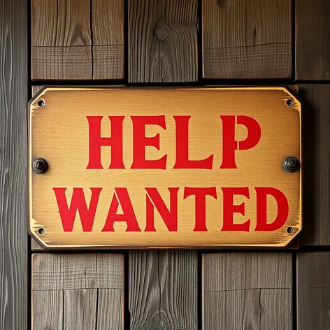 help wanted sign