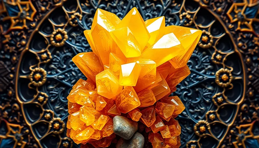 yellow crystal