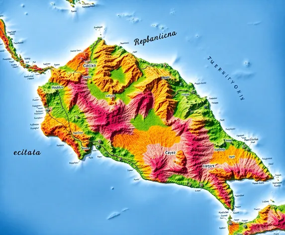 mapa republica dominicana