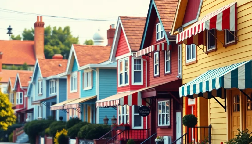 houses with awnings