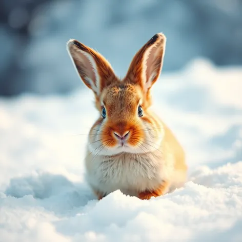 bunny snow