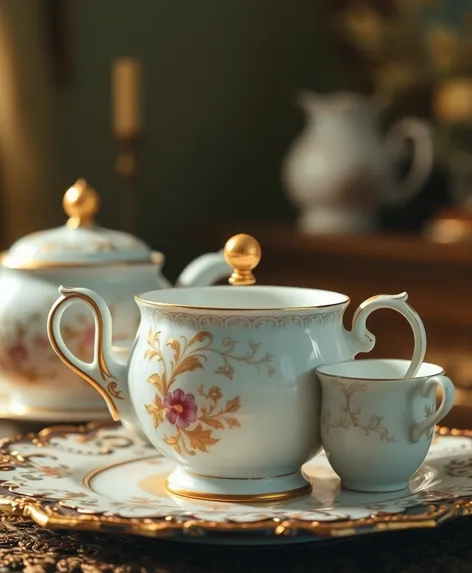 porcelain tea set