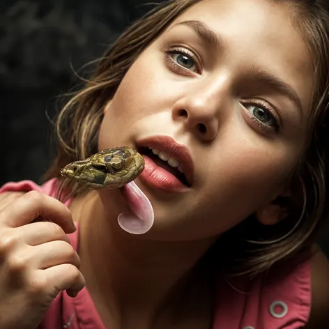 Young Girl tilting head