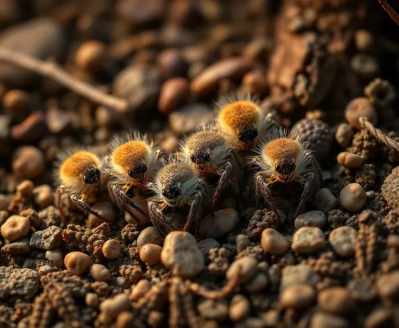 wolf spider babies