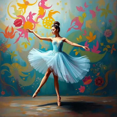 art ballerina painting