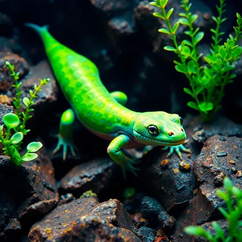 green axolotl