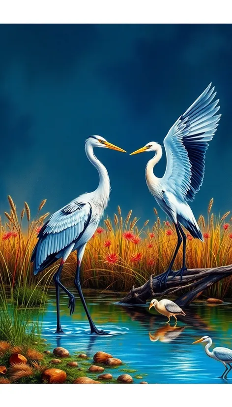 crane vs heron