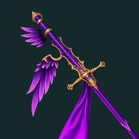 purple rapier with angelic