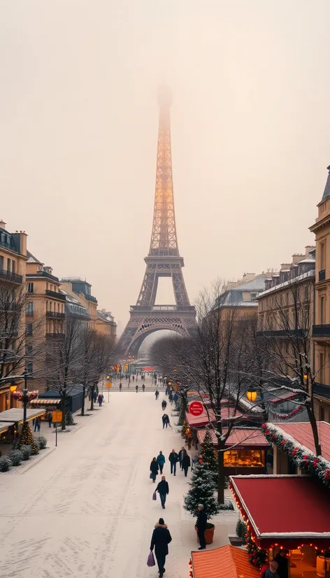 winter at paris