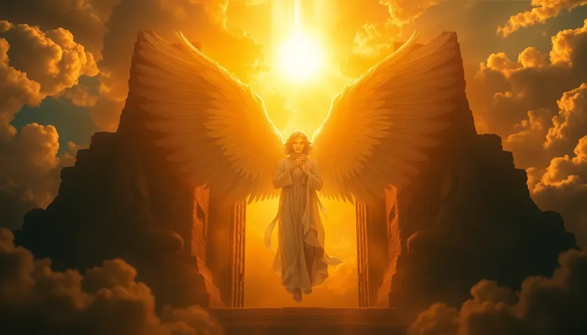 angel at heaven's gate