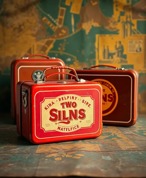 vintage metal lunch boxes