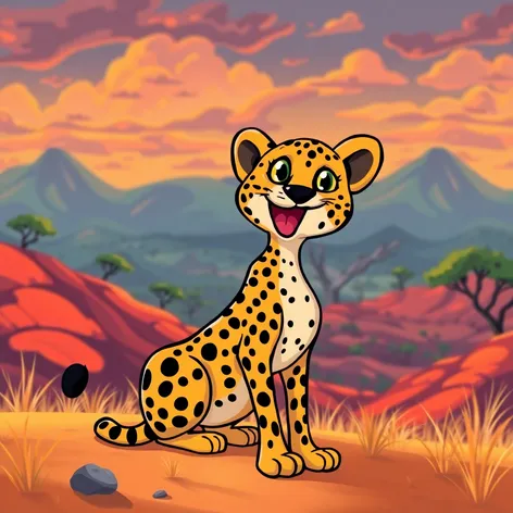 cheetah cartoon image