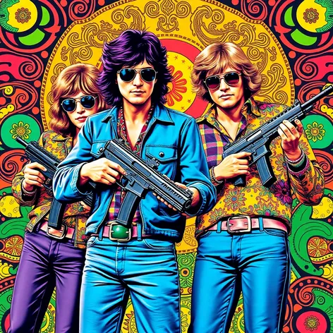 hippies with guns