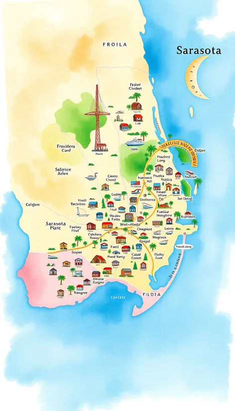 map of sarasota fl