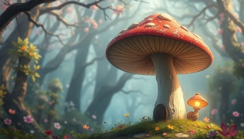 large mushroom hat