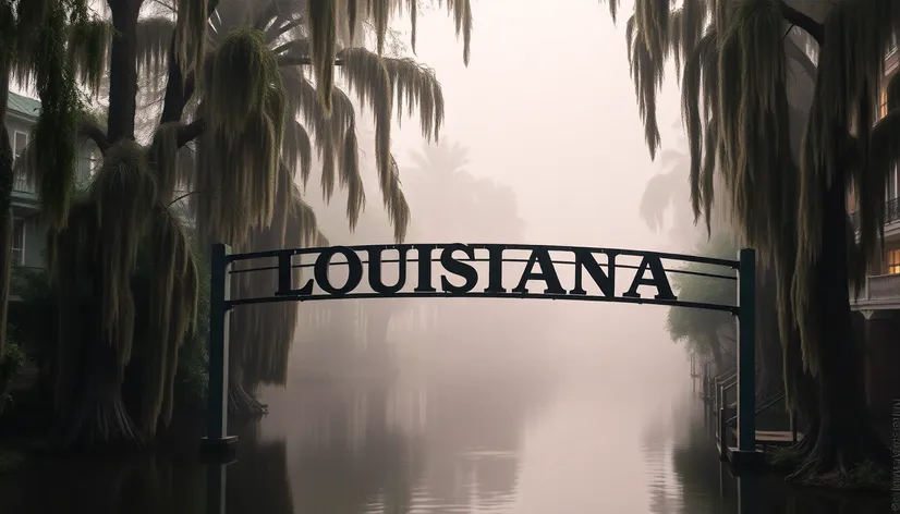 welcome to louisiana sign