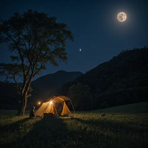 Nature with moon light