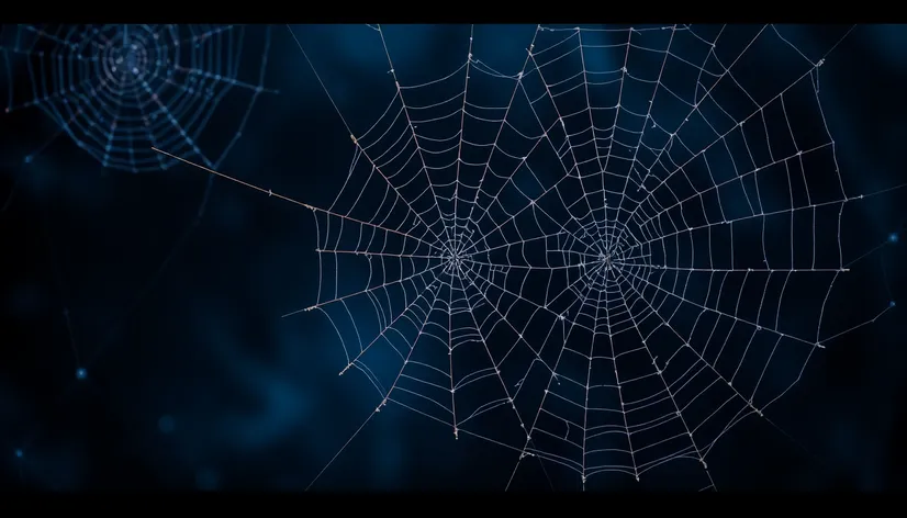 spider webs drawing