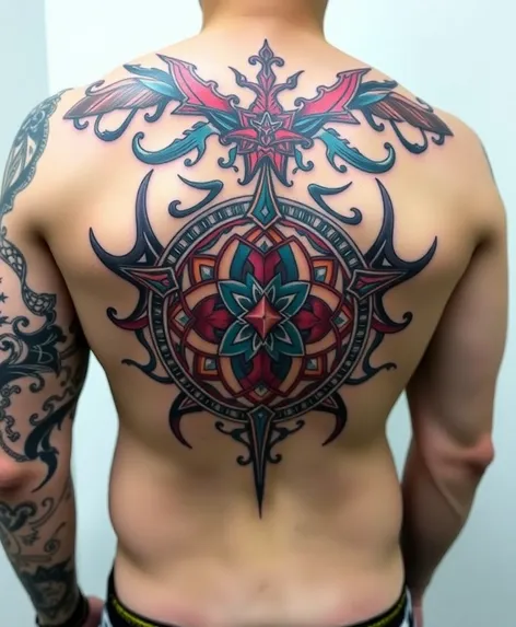 male back tattoo designs