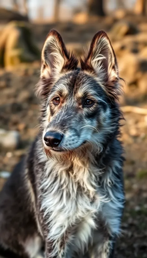 grey alsatian