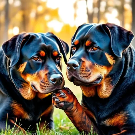 are rottweilers aggressive